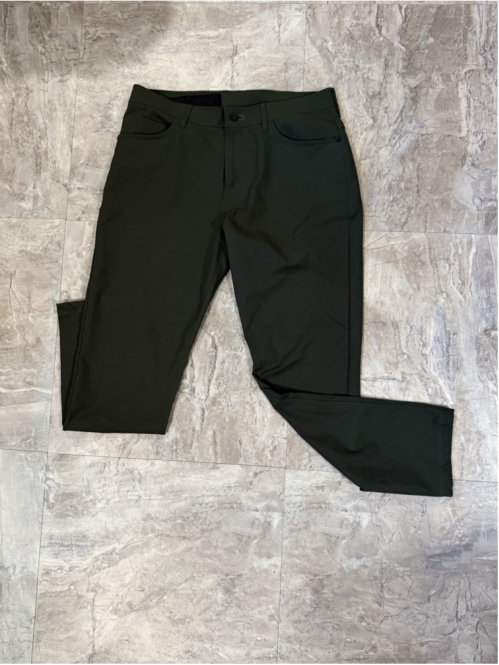 Public Rec Dealmaker 5 Pocket Straight Pants Olive Green Sz 31x30 (31x28)